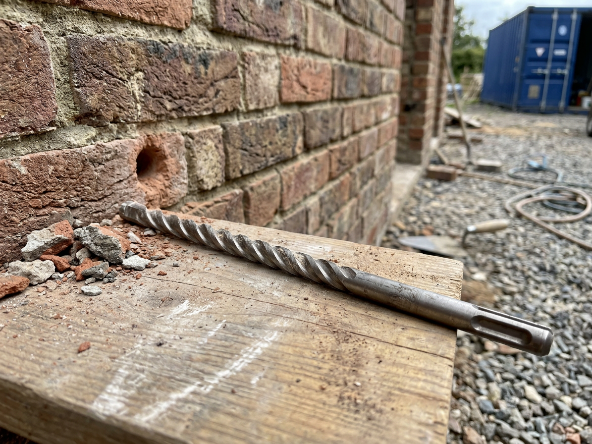 Vrták SDS + s vidiovým křížovým hrotem pro zdivo a beton 16 x 210 mm