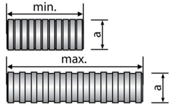 Potrubí Al flexo – 150 × 1000 mm