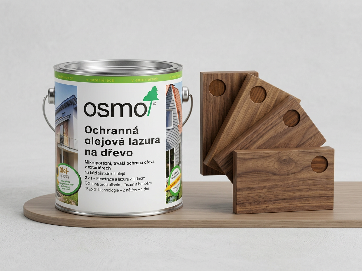 Lazura olejová ochranná Osmo 707 ořech 0,75 l