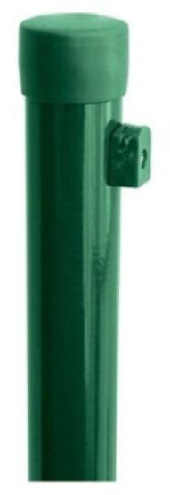 Sloupek kulatý Ideal Zn + PVC s příchytkou zelený (průměr 48mm-výška 2,1m)