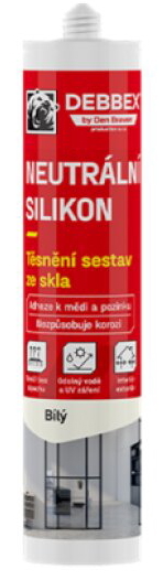 Silikon neutrální Den Braven bílý 280 ml