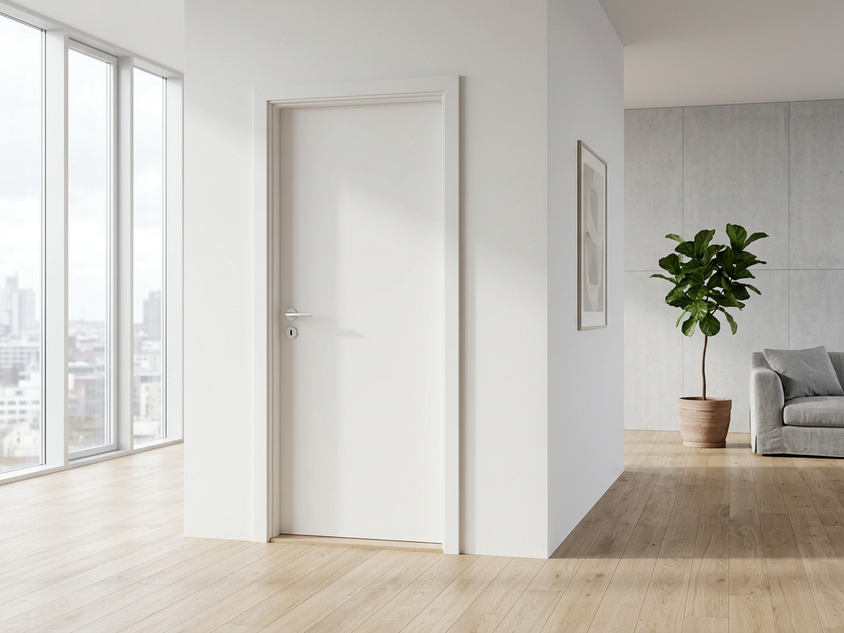 Dveře plné hladké Doornite voština bílé levé 600 mm