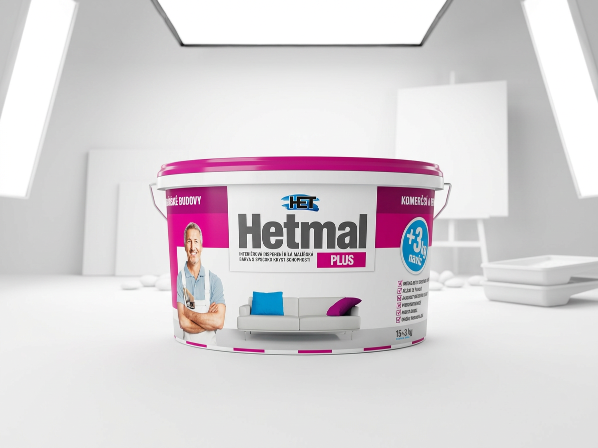 Malba interiérová HET Hetmal Plus bílá 15+3 kg