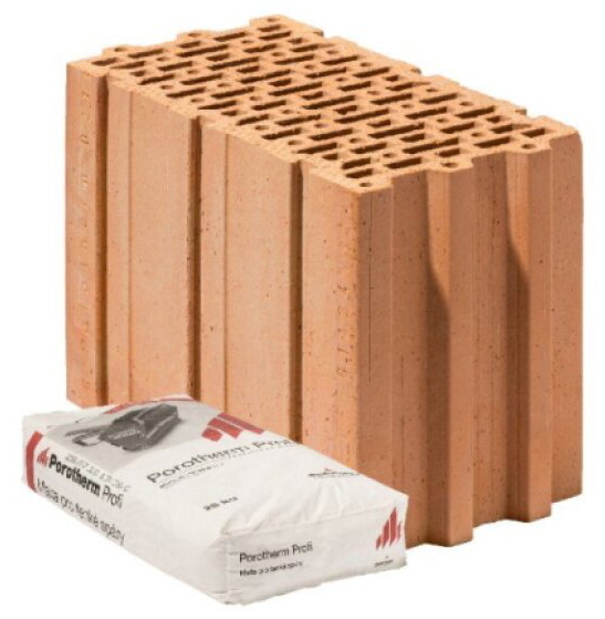 Cihla Porotherm AKU Profi P15 - 190×372×249 mm