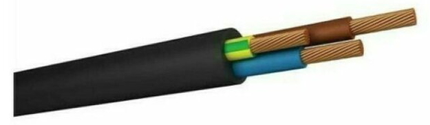 Kabel flexibilní pryžový H05RR-F 3G1,5 (100 m/bal.)