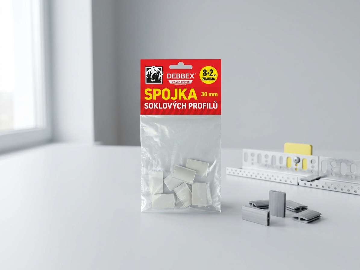 Spojka soklových profilů 30 mm (15 ks/bal.)