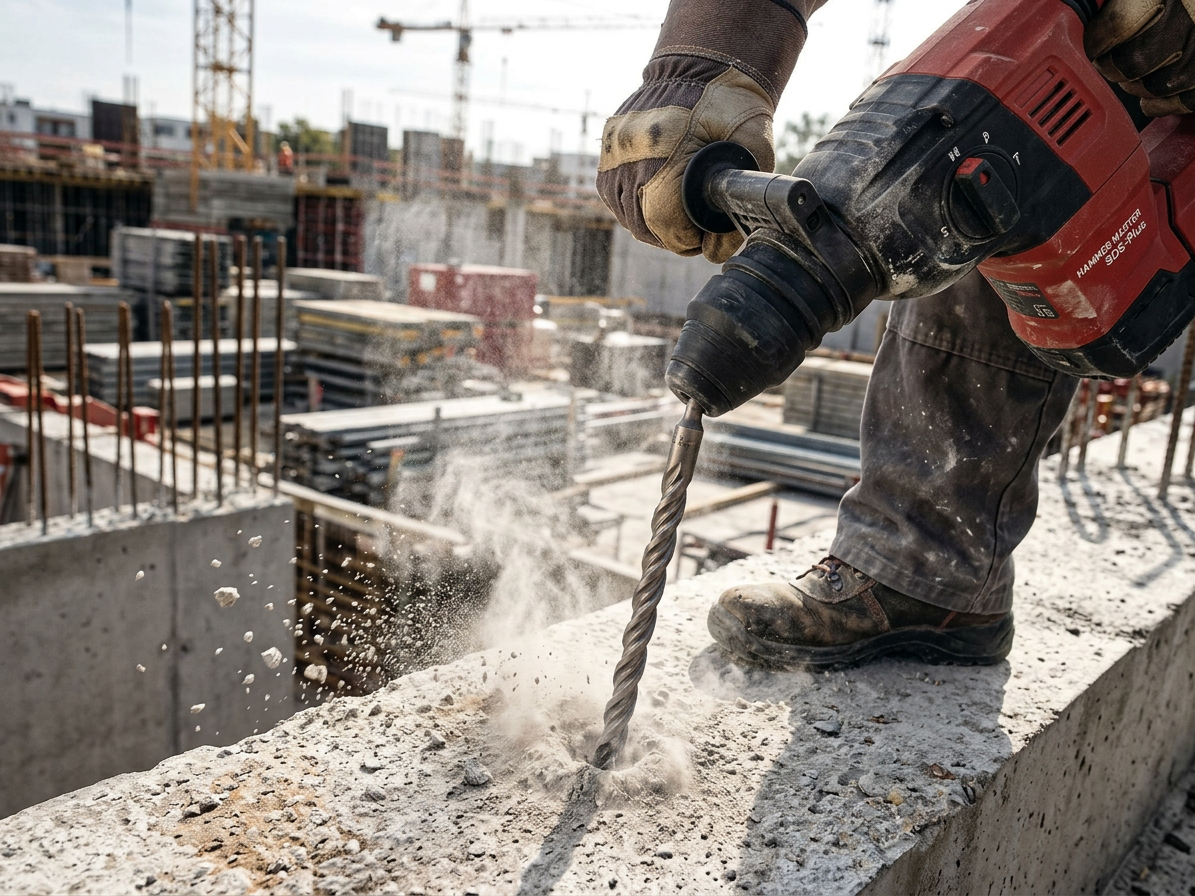 Vrták SDS + s vidiovým křížovým hrotem pro zdivo a beton 16 x 1000 mm