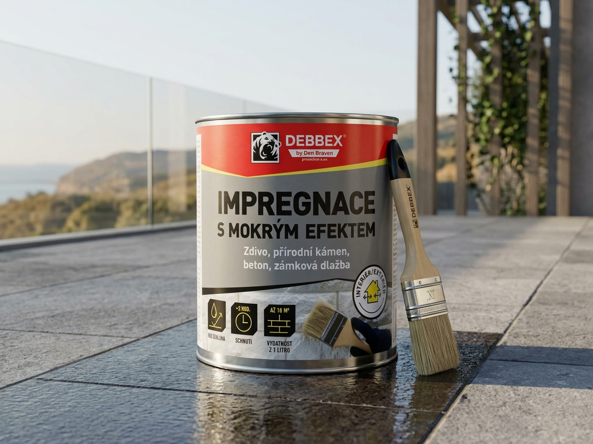 DEBBEX Impregnace s mokrým efektem 1 l