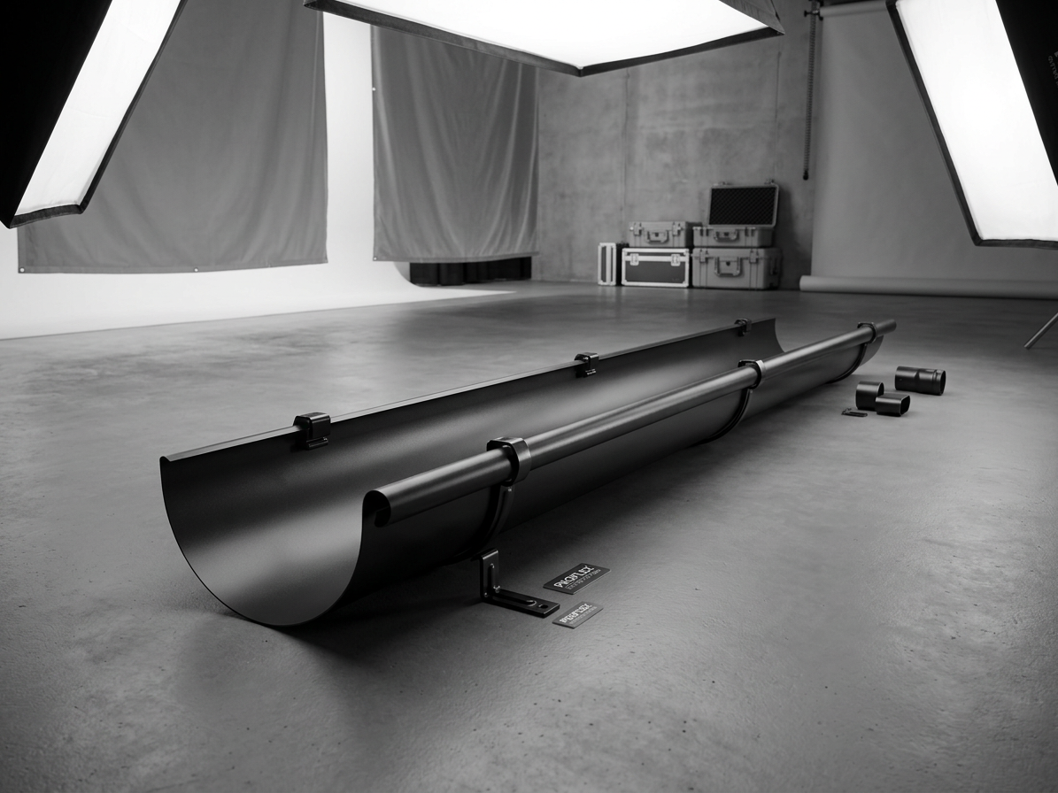 Žlab Robust 250/4m RAL 9005 černá
