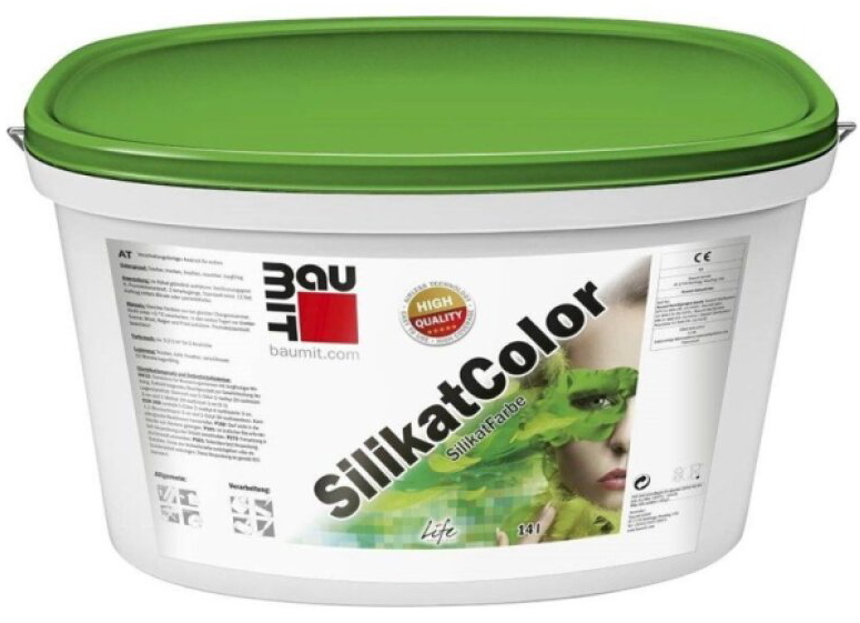 Barva fasádní silikonová Baumit SilikatColor – 14l