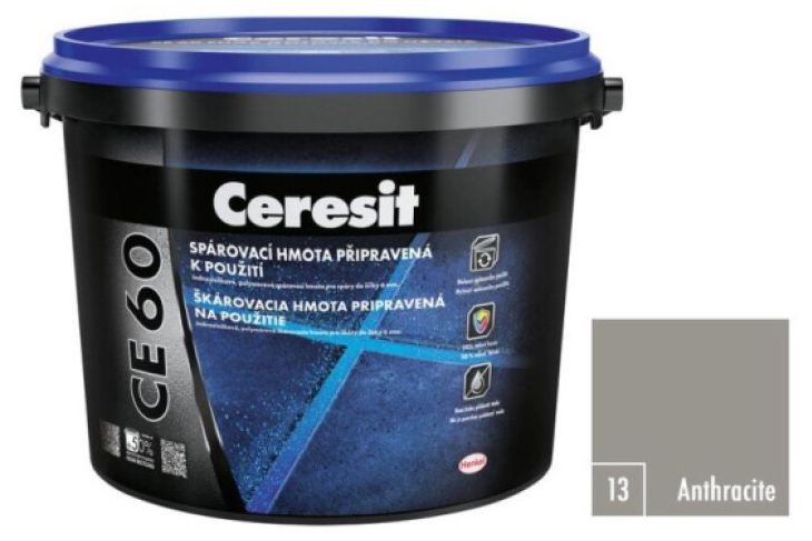 Hmota spárovací Ceresit CE 60 - antracit 2 kg