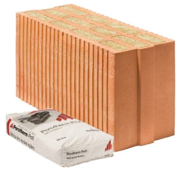 Cihla Porotherm T Profi P8 - broušená/200×498×249 mm