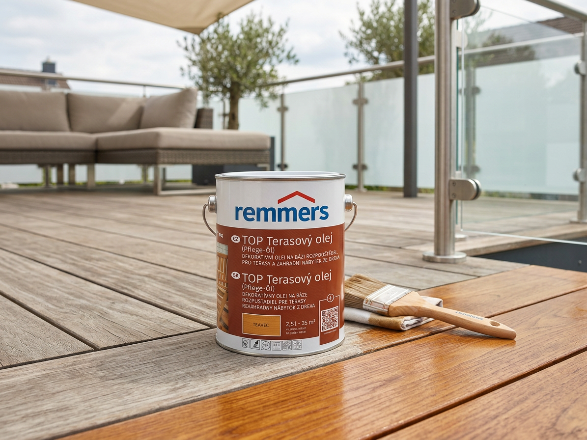 Olej terasový Remmers TOP teak 5 l