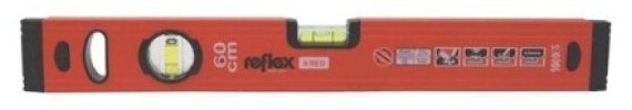 Vodováha Reflex RED 2 libely 600 mm