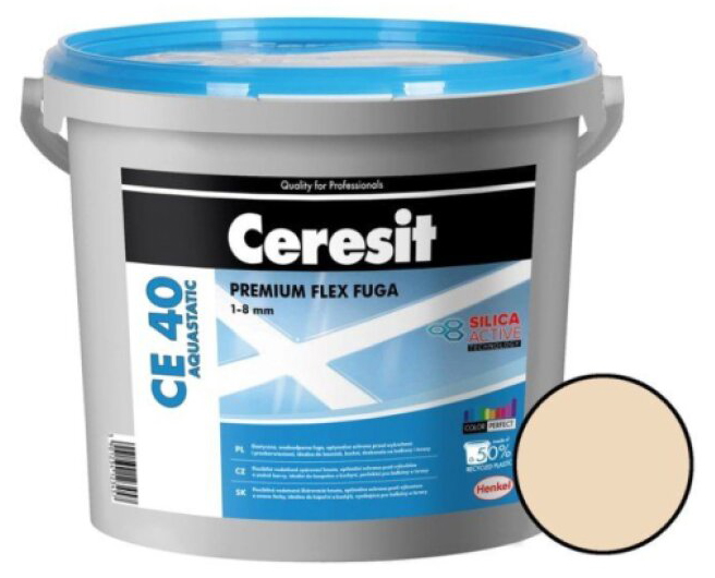 Hmota spárovací Ceresit CE 40 Aquastatic caramel 5 kg