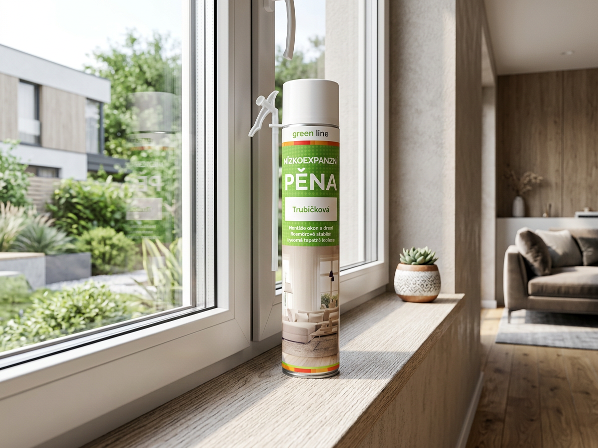 Pěna nízkoexpanzní trubičková Green Line 750 ml