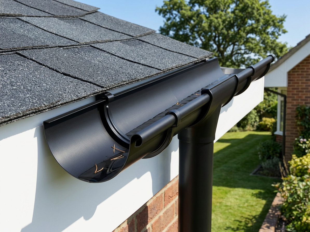 Žlab Robust 280/4m RAL 9005 černá