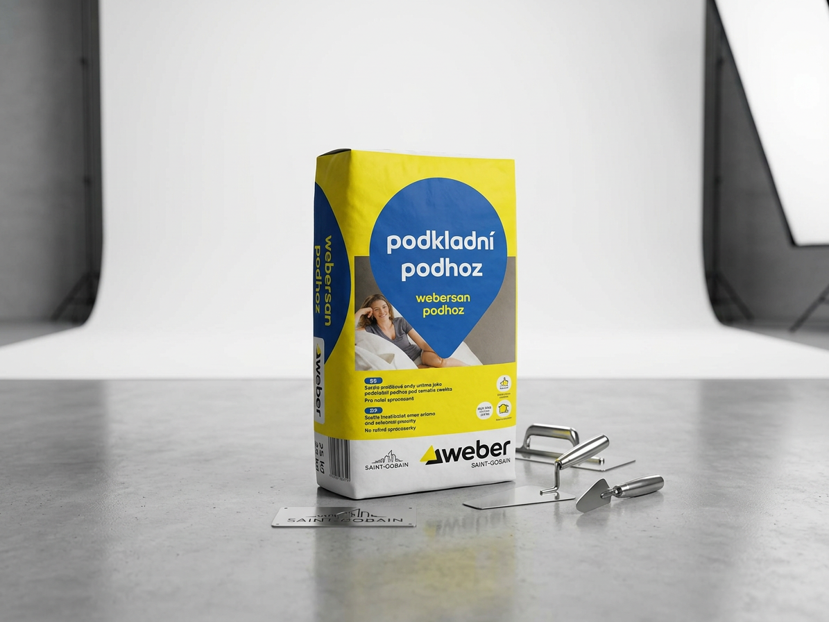 Postřik sanační cementový webersan podhoz 25 kg