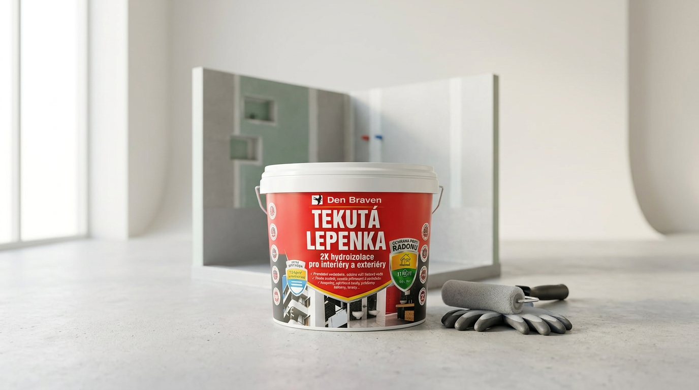 Tekutá lepenka Den Braven 2K hydroizolace 7 kg