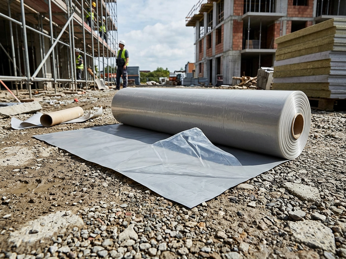 Fólie stavební polorukáv LDPE 50µm 2 × 50 m