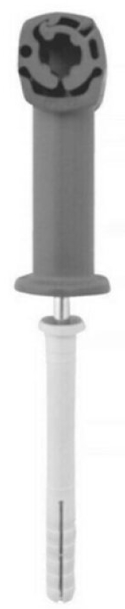 Podpěra vedení do zdiva PV 3P-55 80 mm s hmoždinkou