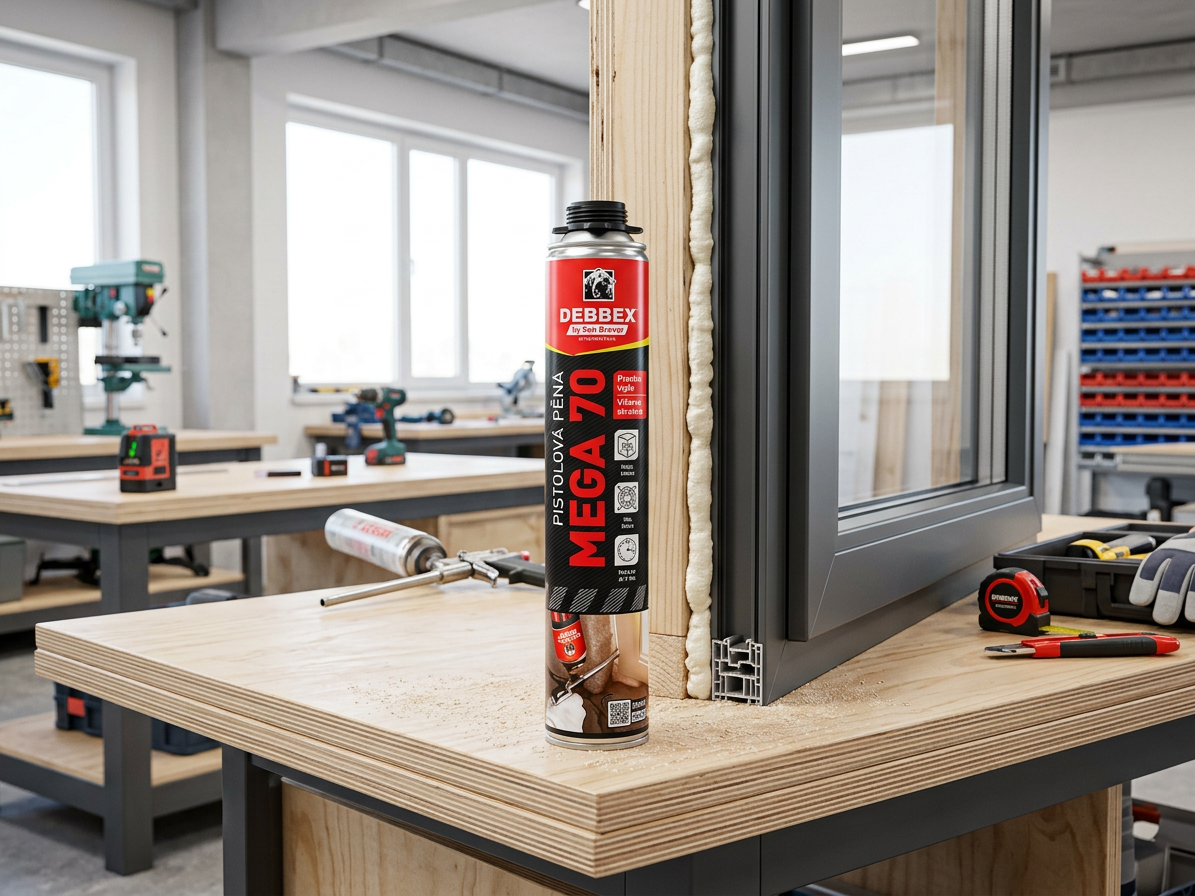 Pěna montážní Den Braven MEGA 70 - 870 ml