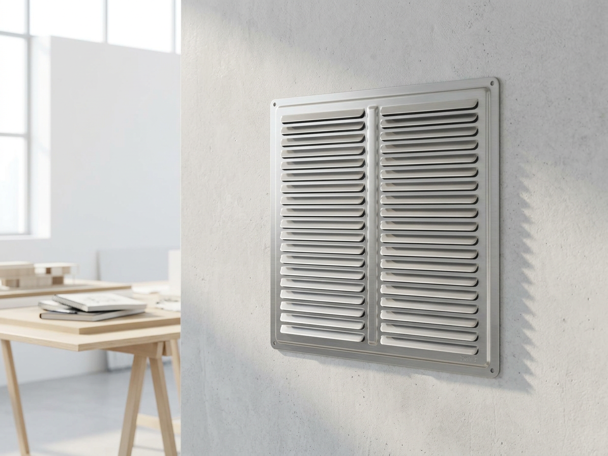 Mřížka větrací s krytkou 250×250 mm nerez