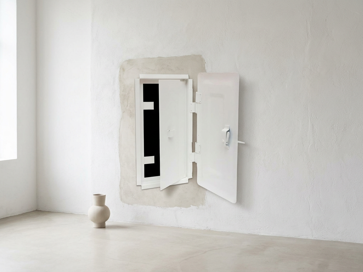 Dvířka komínová 200×360 mm bílá