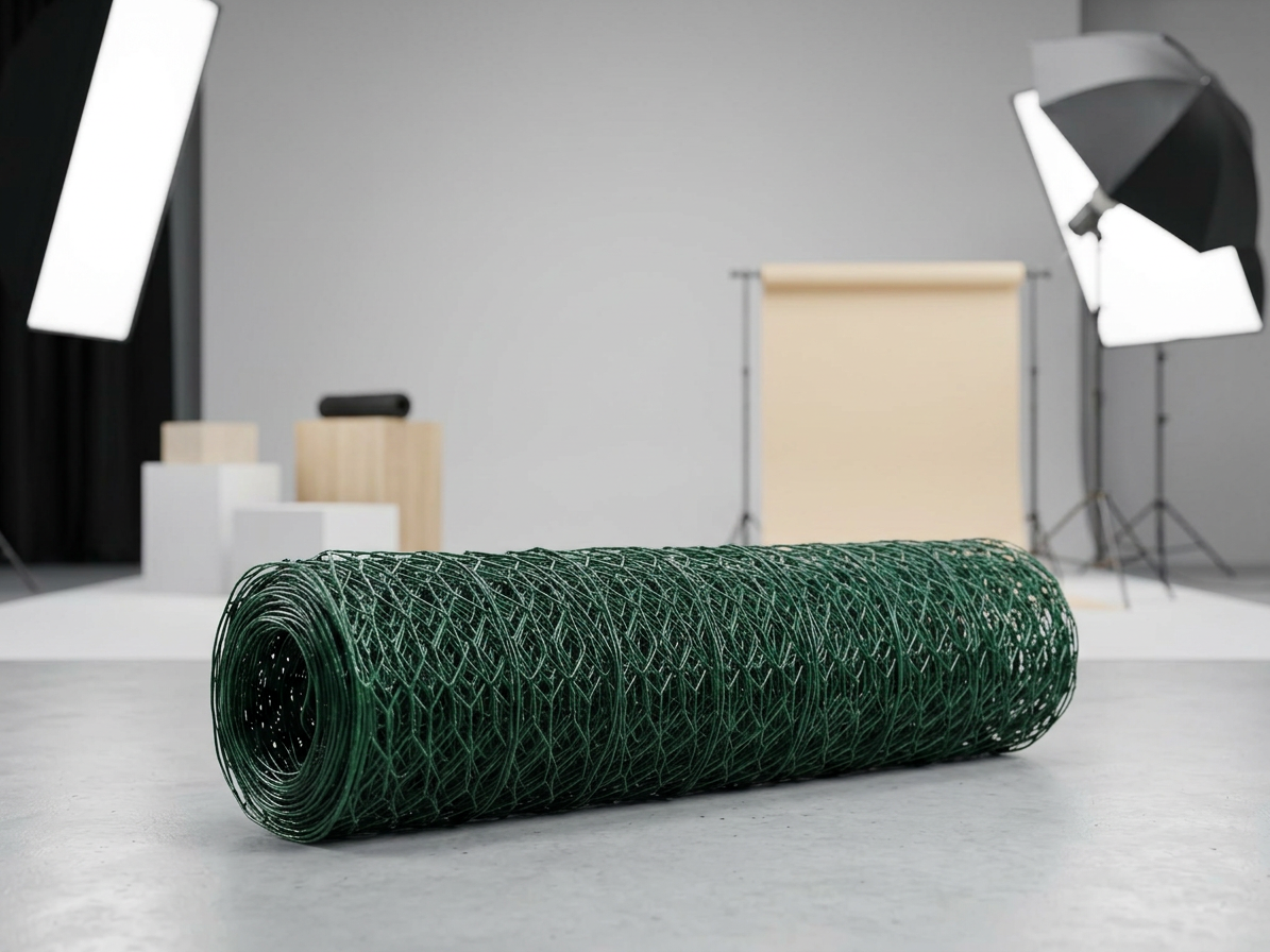 Pletivo králičí poplastované zelené výška 0,5 m 20/0,9 mm 25 m