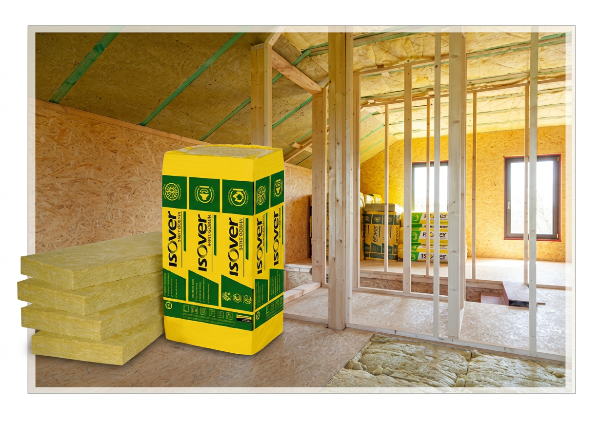 Tepelná izolace ISOVER UNI 60 mm (5,76 m²/bal.)