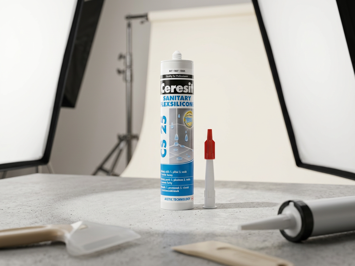 Tmel silikonový sanitární Ceresit CS 25 toffi 280 ml