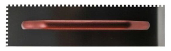 Hladítko nerezové zubové 130×480 mm zub 6 mm
