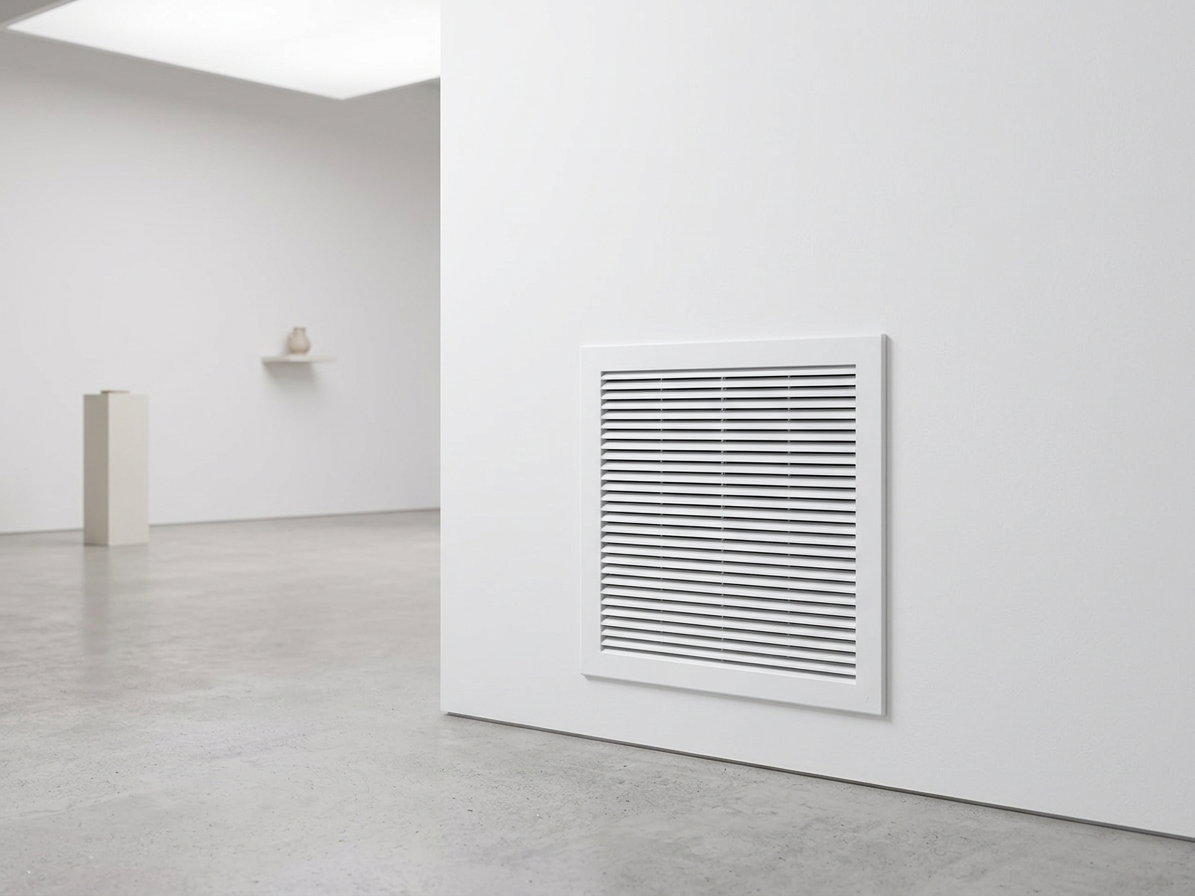 Mřížka větrací se síťovinou 250x250mm bílá