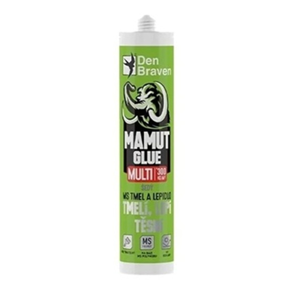 Lepidlo Den Braven MAMUT GLUE Multi šedý 290 ml