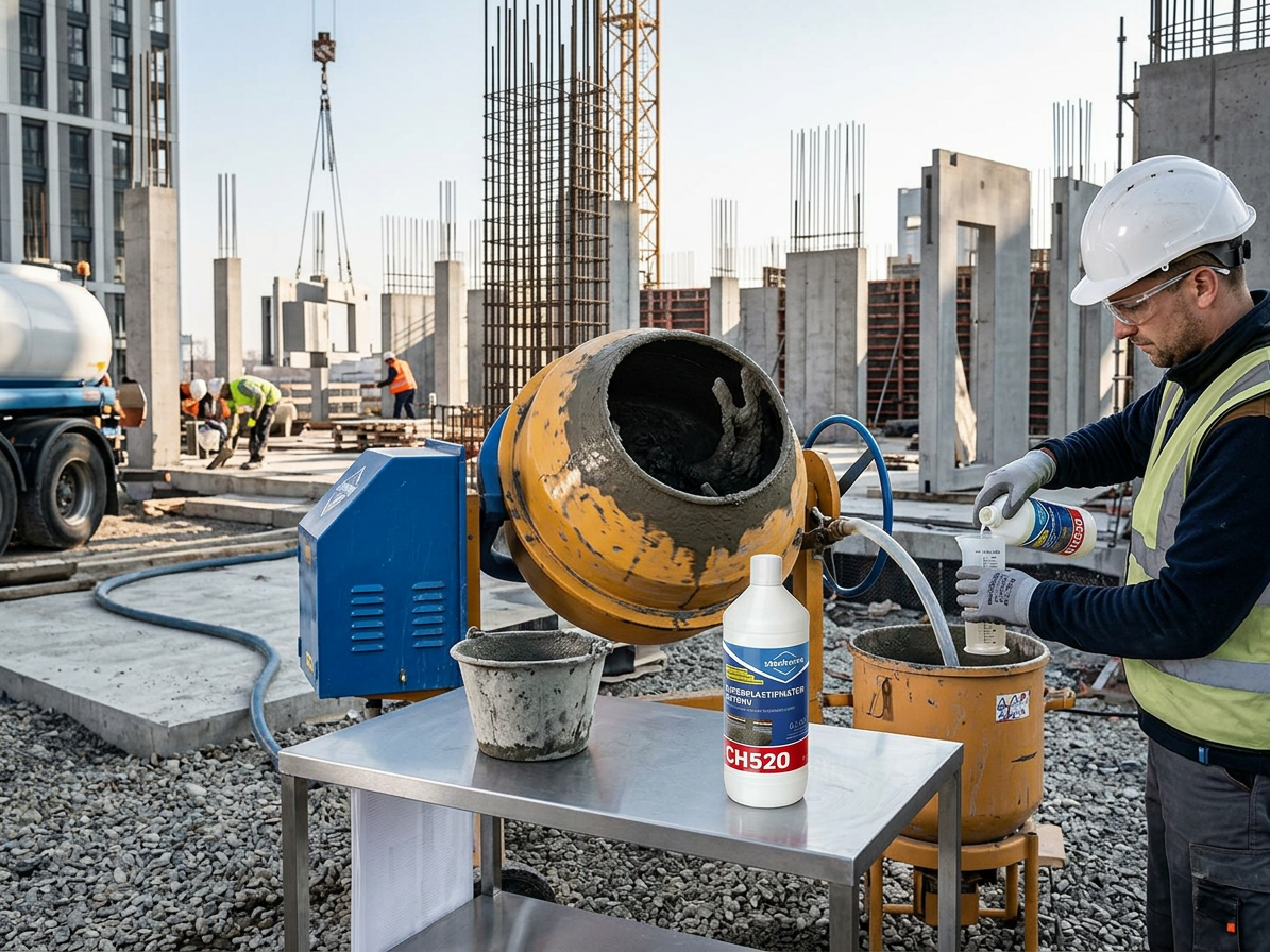 Superplastifikátor betonu Stachema CH520 - 1 l