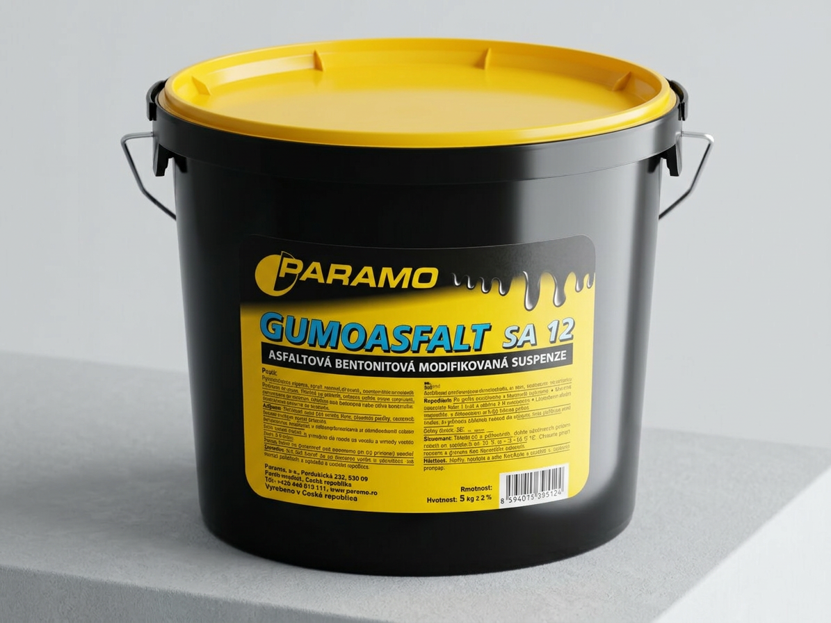 Suspenze asfaltová gumoasfalt SA 12 – 10 kg černá