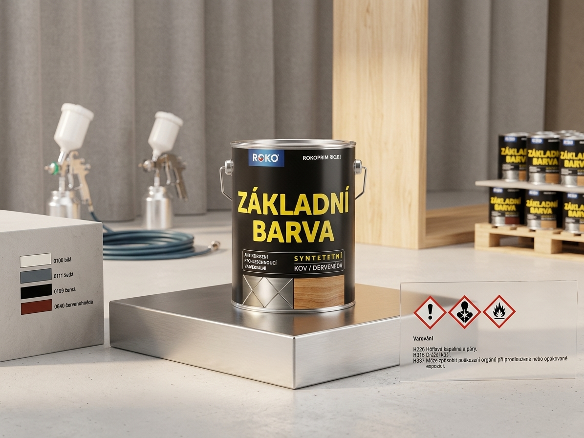 Barva základová Rokoprim červenohnědá 3,2 l
