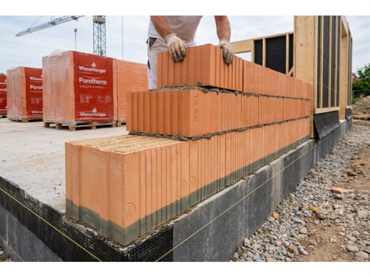Cihla Porotherm TBS Profi P10 – broušená soklová/380×248×249