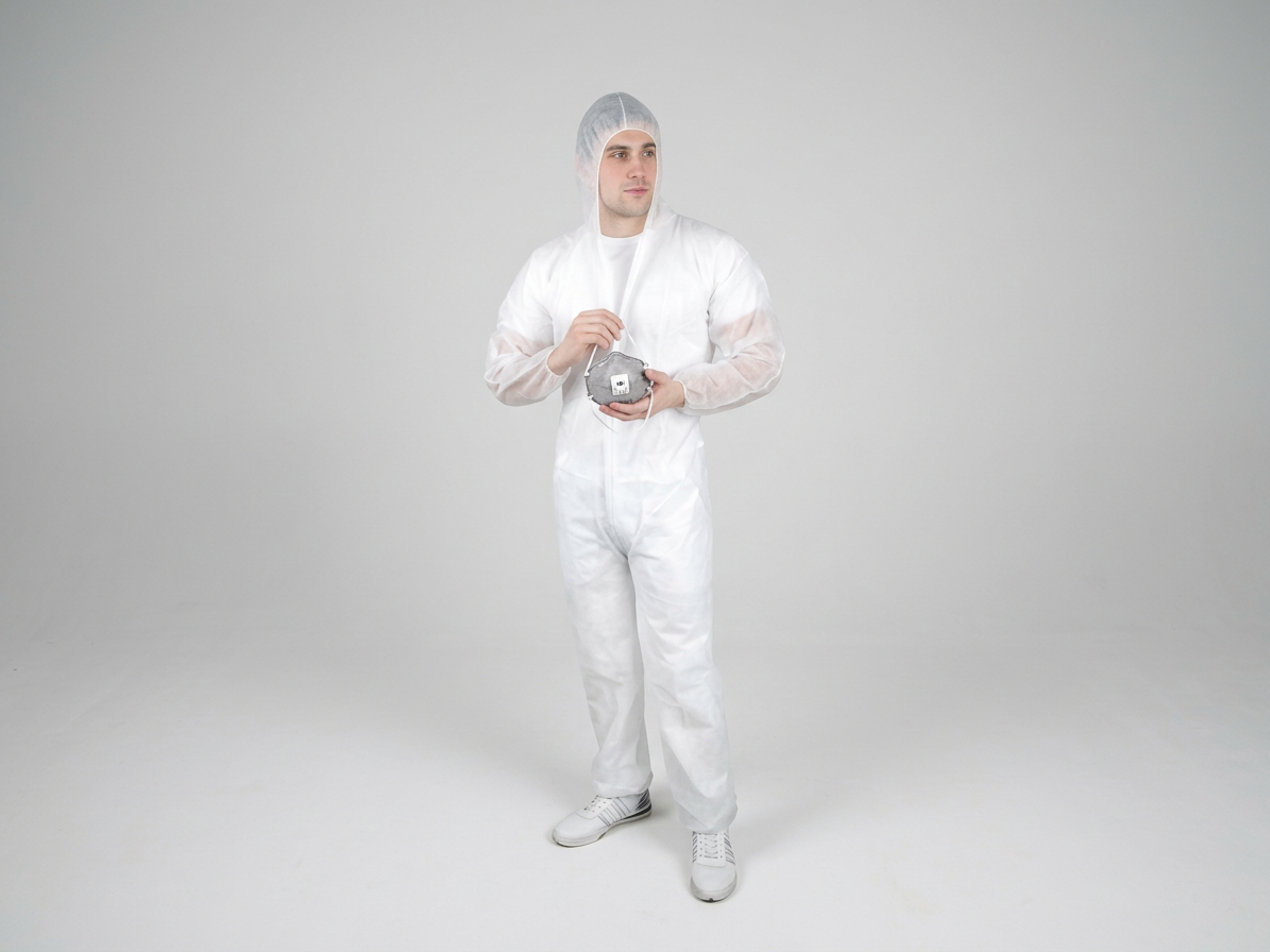 Oblek ochranný polypropylen vel. L