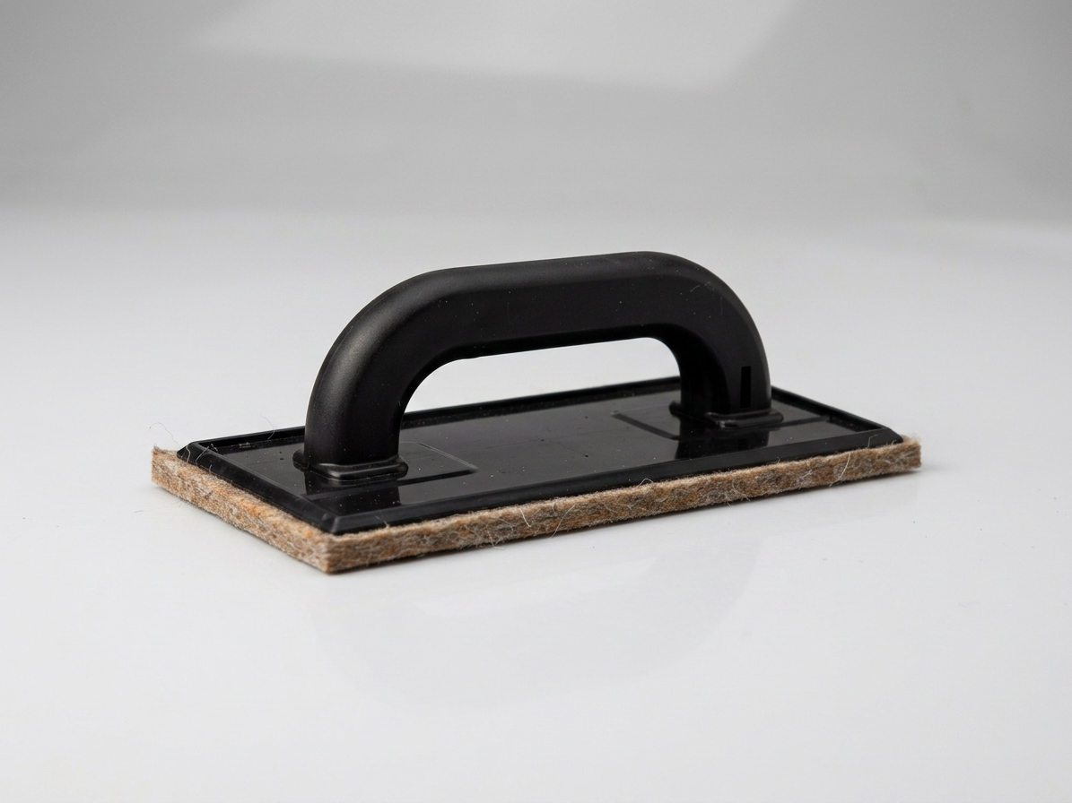 Hladítko ABS plst hnědá 250 x 130 x 10 mm