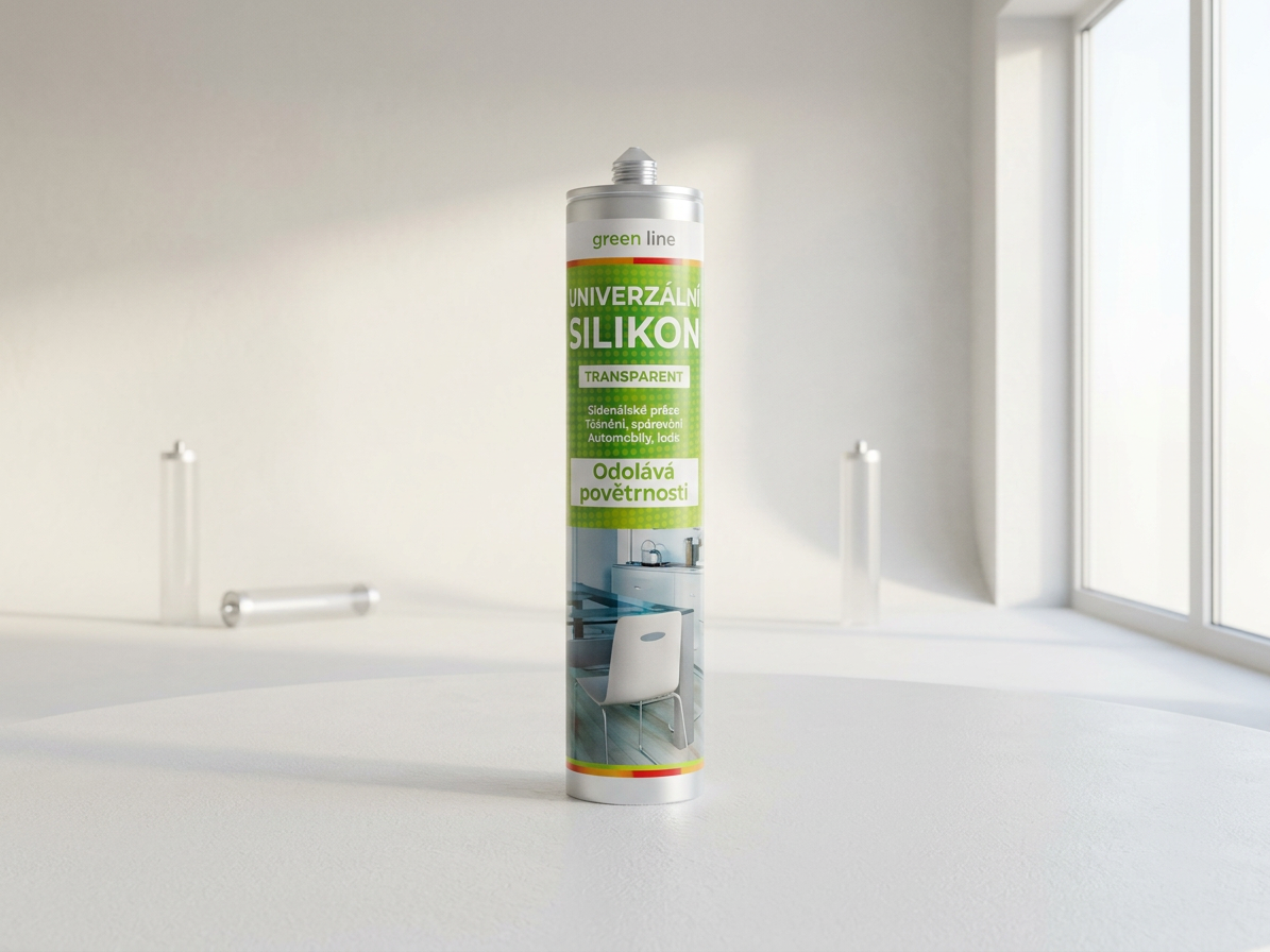Univerzální silikon 280 ml transparentní Green Line