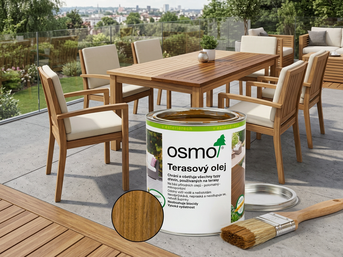 Olej terasový Osmo 007 teak bezbarvý 0,75 l