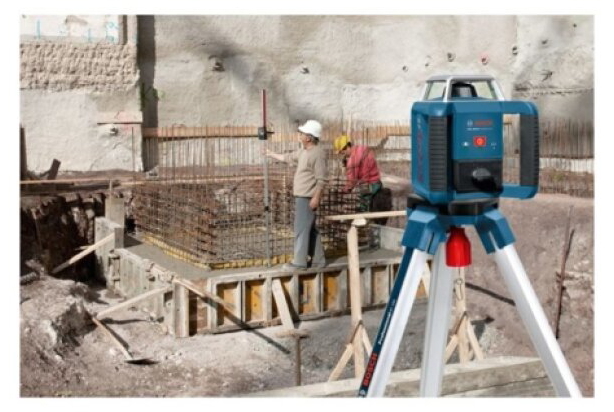 Rotační laser BOSCH GRL 400 H + LR 1 + příruční kufr