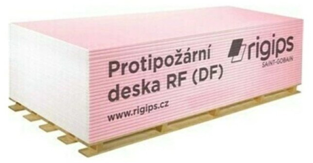 Deska sádrokartonová RF 2 000×1 250×12,5 mm
