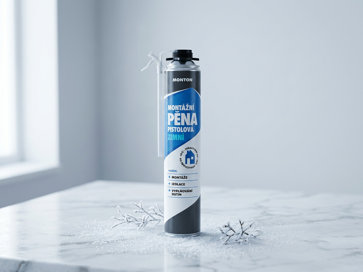 Pěna montážní pistolová Monton zimní 750 ml