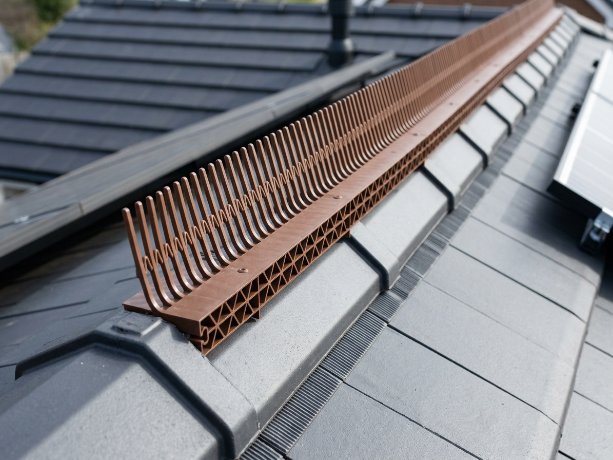 Okapový hřeben BRIDG COMB 60mmx1m hnědá