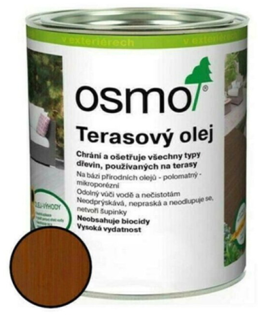 Olej terasový Osmo 016 bangkirai tmavý 2,5 l