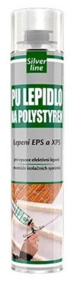 PU sada na lepení polystyrenu 12×750 ml + pistole + čistič