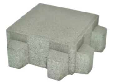 Dlažba betonová DITON VEGETAČNÍ standard 200×200×80 mm