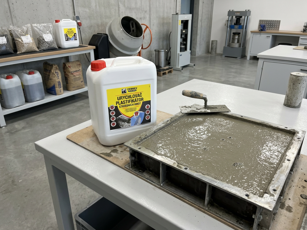 Urychlovač a plastifikátor stavebních hmot 5 l